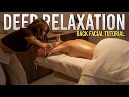 Relaxing Back Facial With Gua Sha Indian Head & Arms Massage