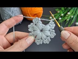 Fabulous Easy Crochet Knitting Motif Making🧶Tığ İşi Kolay Örgü Motif Yapımı🧶#crochet #knitting