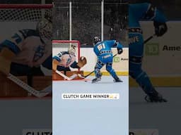 CLUTCH GAME WINNING GOAL⭐️🏒