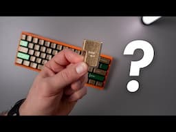 Metallic Keycaps On a Hall Effect Keyboard? - Probably Not the Best Idea.