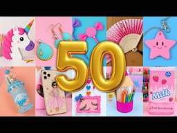 50 Amazing Stationery, Gadgets, Fidgets, Decoration, Jewelry, Phone Case,  DIY and Gift Ideas