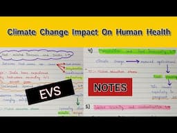 Climate change impact on human health | Effect of climate change on human health