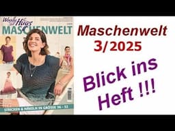Maschenwelt 3/2025 - Blick ins Magazin