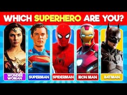 Which Superhero Are You? 🤔🦸 PERSONALITY QUIZ