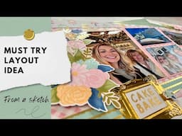Must Try Scrapbook Layout Idea