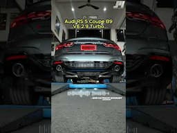 AUDI RS5 Coupe B9 V6 2.9 Turbo ท่อ MHD Catback Exhaust [ท่อหลังแคต] #automobile #shorts #shortvideo