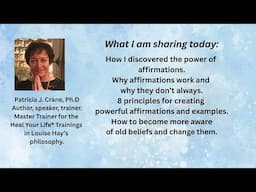 The Art of Creating Powerful Affirmations Webinar