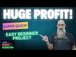 Low Cost, High Profit DIY Woodworking Project With Huge Profit!