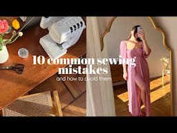 10 Common Sewing Mistakes and How To Avoid Them- tintofmintPATTERNS