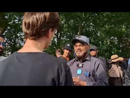 Godlogic Fanboy Instantly Regrets Debating This Muslim | Hashim | Speakers Corner