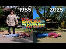 Recreating Hollywood Movie Scenes, 40 Years Later! (Back To The Future)