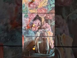 Furniture Turned Functional Art! #abstractart #functionalart #chalkpaint #artshorts #artoftheday