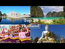 TOP 20 THAILAND Things to See and Do! (4K)