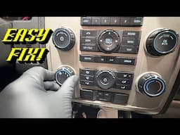 2008-2012 Ford Escape HVAC Blower Motor Not Work on All Speeds: Blower Motor Resistor Replacement