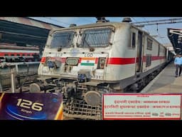 130kmph RIDE behind a WAP-7 | PUNE SOLAPUR INTERCITY FULL JOURNEY | KURUDWADI | Indian Railways