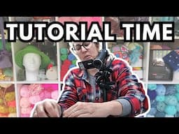 Making a crochet tutorial LIVE!