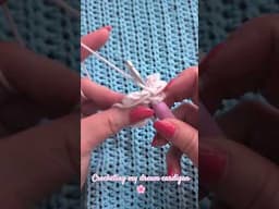 Crocheting My Dream Cardigan 🩷🌸🧶 #crochet #shortsyoutube #diy #shorts