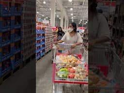 Costco shopping 🛒🍎🍇🫑🥦🍖#shoot #shopping #shorts #music