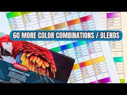60 MORE Derwent Chromaflow Coloring Combinations/Blends | Free Download 60-120