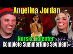 Reaction To Angelina Jordan - Complete Summertime Segment - Norske Talenter - subtitles