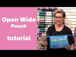 Open Wide Pouch Sewing Tutorial for the Anna Maria Box