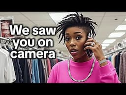 When Cops Surprise Shoplifters in the Act
