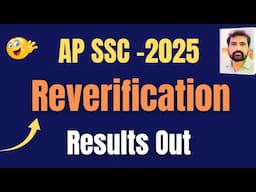 AP SSC Reverification Results 2025 Released || AP SSE Recounting Results 2025 out || AP 10th Class