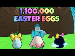I HATCHED 1,100,000 EASTER EGGS IN BGSI, Here's What I Got...