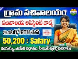 🚨 12th Pass వాళ్లకి సచివాలయ అసిస్టెంట్ జాబ్స్ || Latest Jobs In Telugu || New Govt Jobs Search