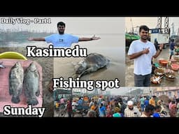 Kasimedu fishing spot 🐠 Morning 5'Clock 🐟 In North Chennai
