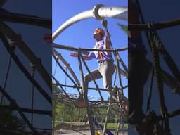 Blippi Climbs at the Playground! #shorts #blippi #blippishorts