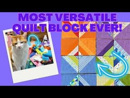 This Jelly Roll Quilt Block Is All you Will Ever Need!