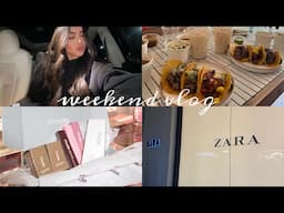 weekend vlog | shopping, hauls, movie night ♡