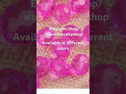 Quality beads for beaded bags earrings and bracelets/Art and craft supplies /how to make beadbag