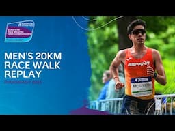 Paul McGrath 🇪🇸 WINS 20km race walk gold for Spain! 🥇 Podebrady 2025