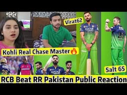 RCB Beat RR Virat Kohli Chase Master PAK REACTION RCB Fav hai IPL Jeetne ki is Season mein😱
