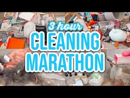 EXTREME CLEAN WITH ME MARATHON | 3 HOURS OF CLEANING MOTIVATION | BECKY MOSS