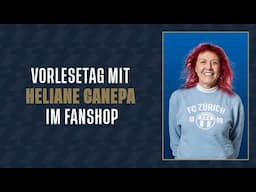 Heliane Canepa am Schweizer Vorlesetag im FCZ Fanshop