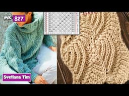 🌿 “ВОЛШЕБНЫЙ ЛИСТ” в технике БРИОШЬ 🧶 Узор, который хочется вязать снова и снова!