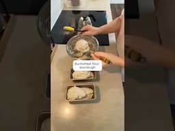 Another way to make 100% buckwheat bread #buckwheatbread #buckwhheat #sourdough