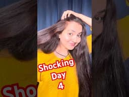 Dry Frizzy Damaged Hair To Soft Shiny Silky Hair Transformation (Day4) #preityprerna  #shorts