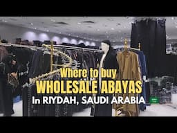 HUGE WHOLESALE ABAYA MARKET RIYADH SAUDI ARABIA #abaya #eid #ramadan #modestwear