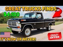 20 Magnificent Classic Trucks Available on Facebook Marketplace! Unique Cheap Trucks!