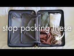 Why I Don’t Pack THESE Anymore (how I simplified my packing list)
