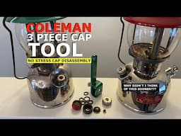 Making a Coleman 3 Piece Fuel Cap Disassembly Tool
