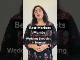 Best Wedding Shopping in Mumbai #bestmarket #mumbaishopping #weddingshopping #wedding #weddingideas