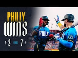 Marlins vs. Phillies Highlights (4/18/25) | MLB Highlights