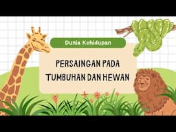 Contoh Persaingan Pada Tumbuhan dan Hewan #persaingan #tumbuhan #hewan #ilmupengetahuanalam #contoh