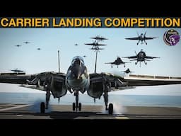 Mildy Drunk Extremely Fun Carrier Landing Skill Competition | DCS