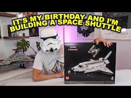 It's my birthday and I'm building a LEGO Space Shuttle